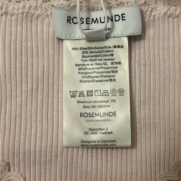 💠NWT Rosemunde Silk Lace Tank Top (XS) - Picture 6 of 8